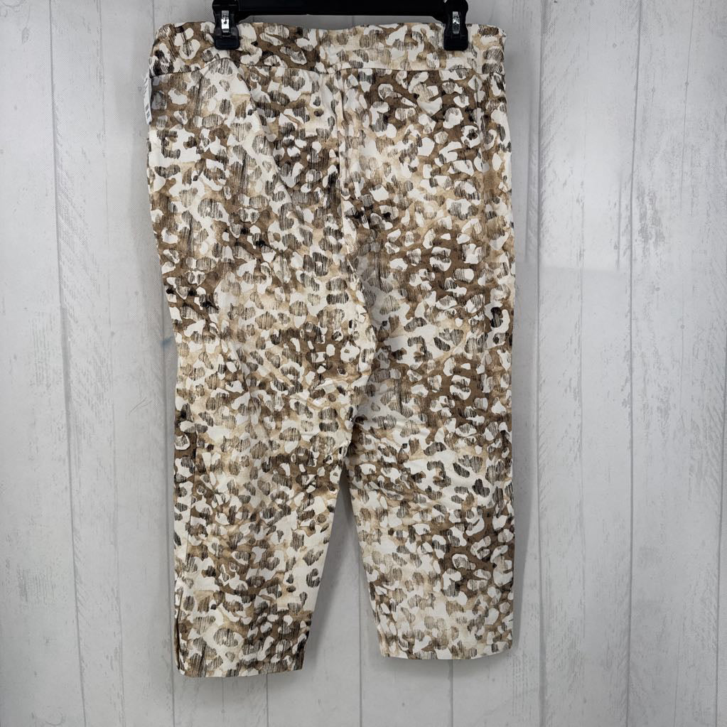 L/XL animal print pull-on capris