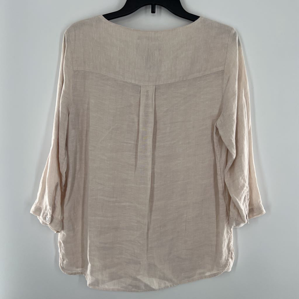 M v-neck 3/4 slv tunic