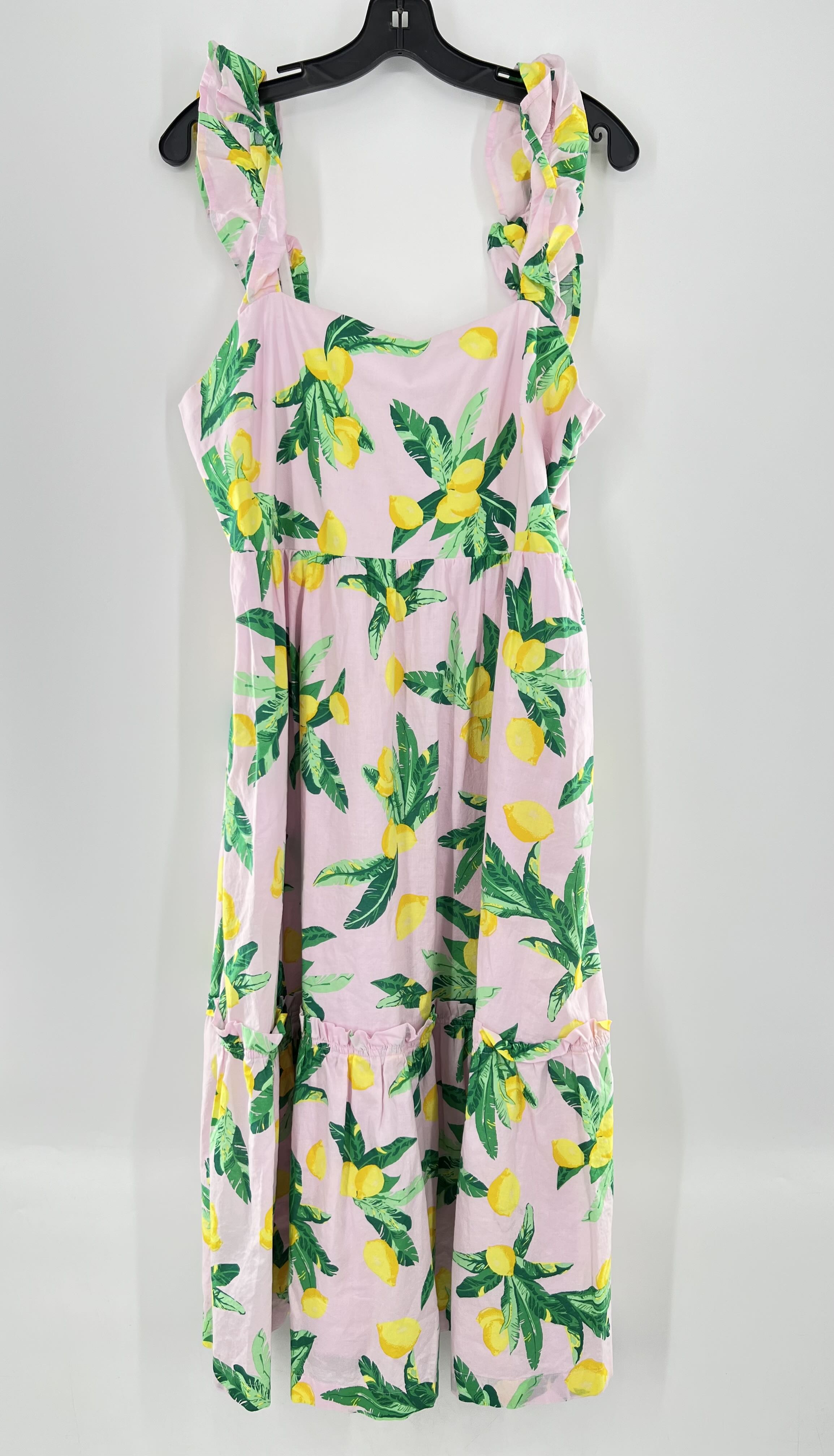 12 lemon print sundress