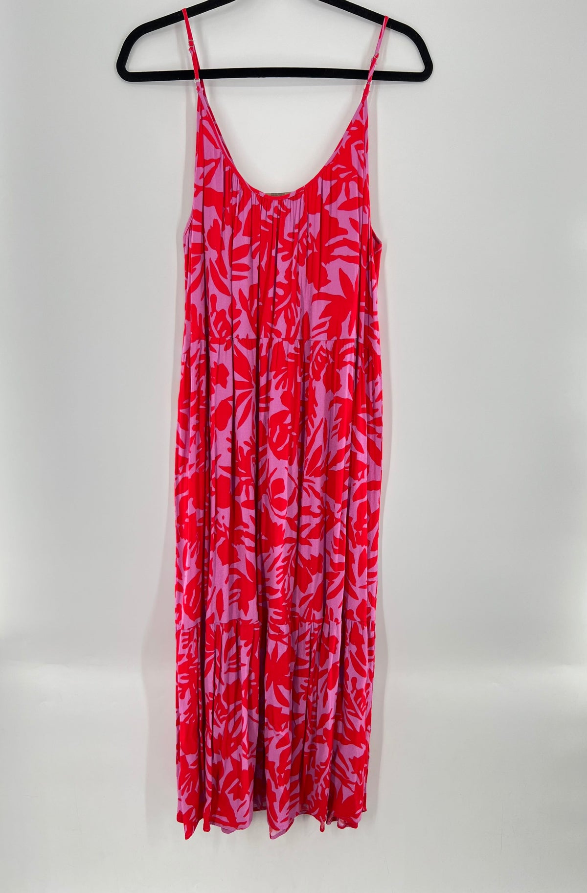 L flo print tiered sundress