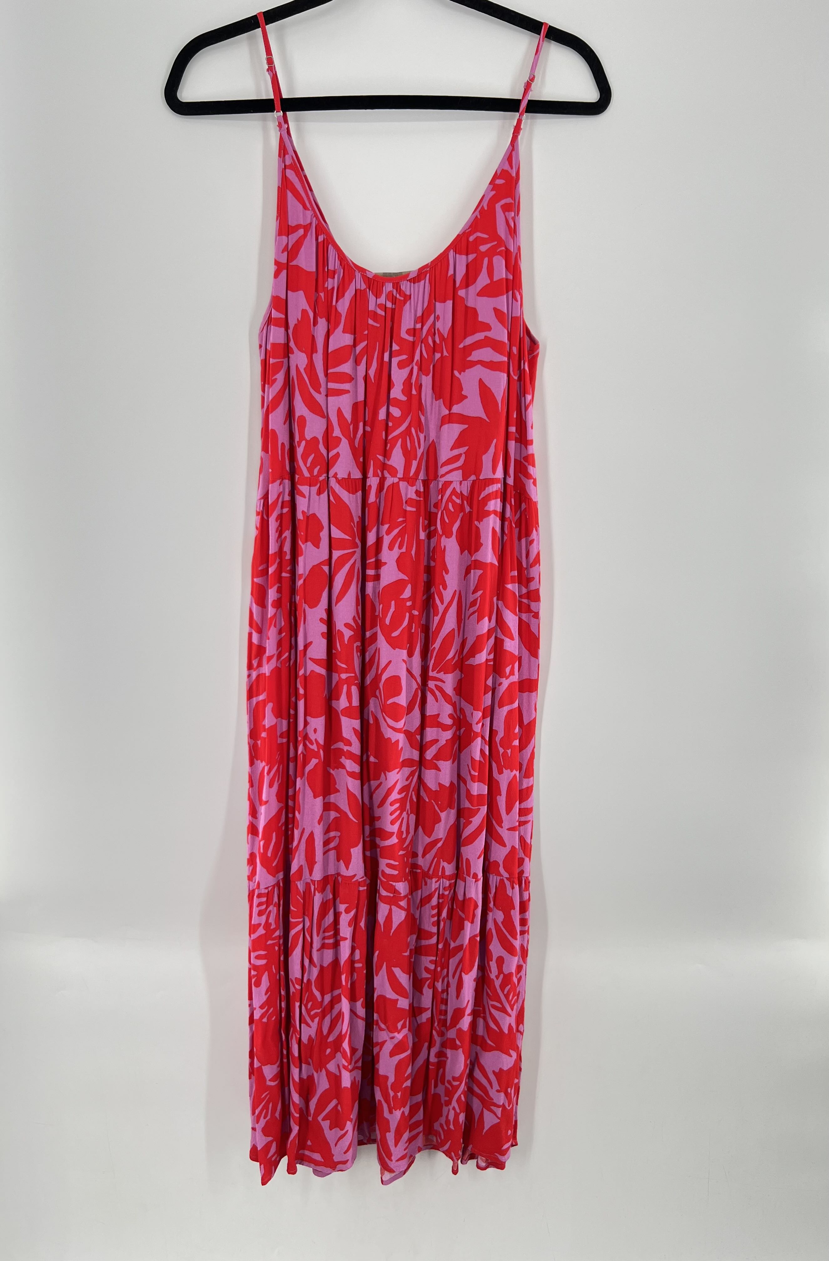 L flo print tiered sundress