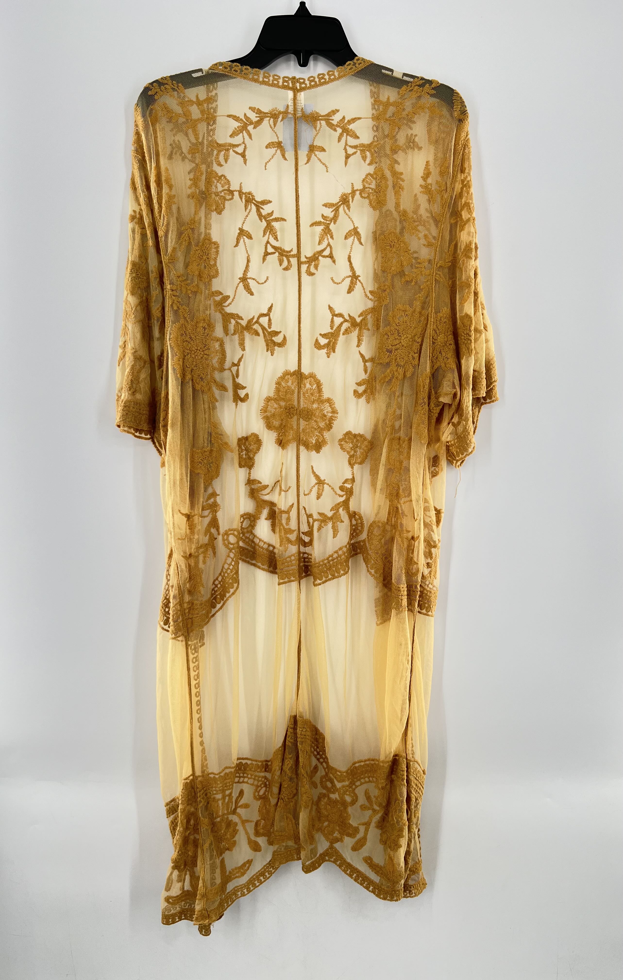 L lace s/s duster