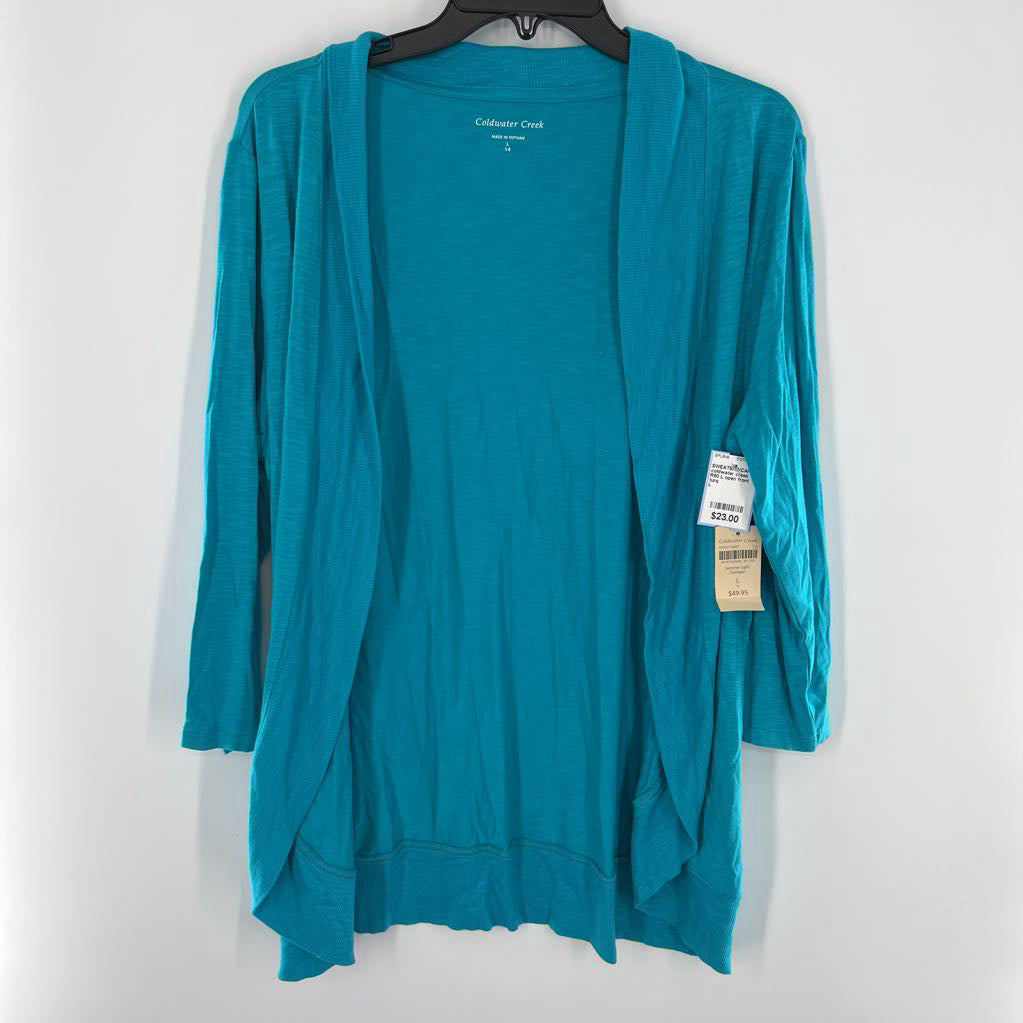 R50 L open front cardi