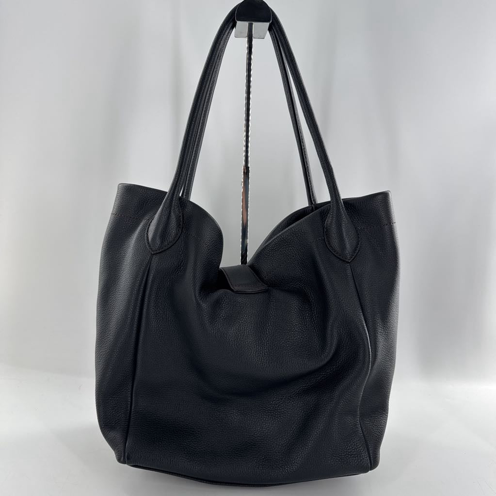 logo lock tote w/ slip pocket