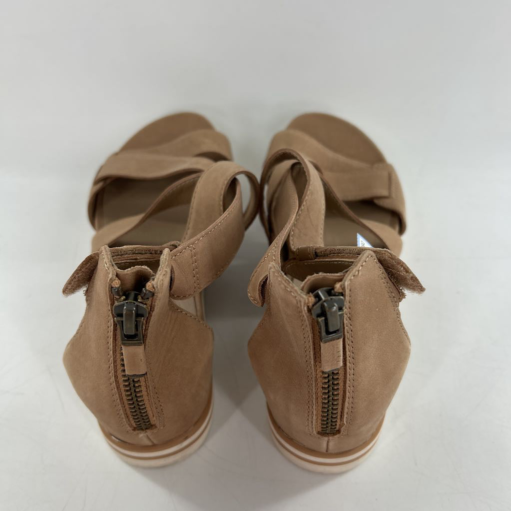 6.5 wedge heel ankle zip sandal
