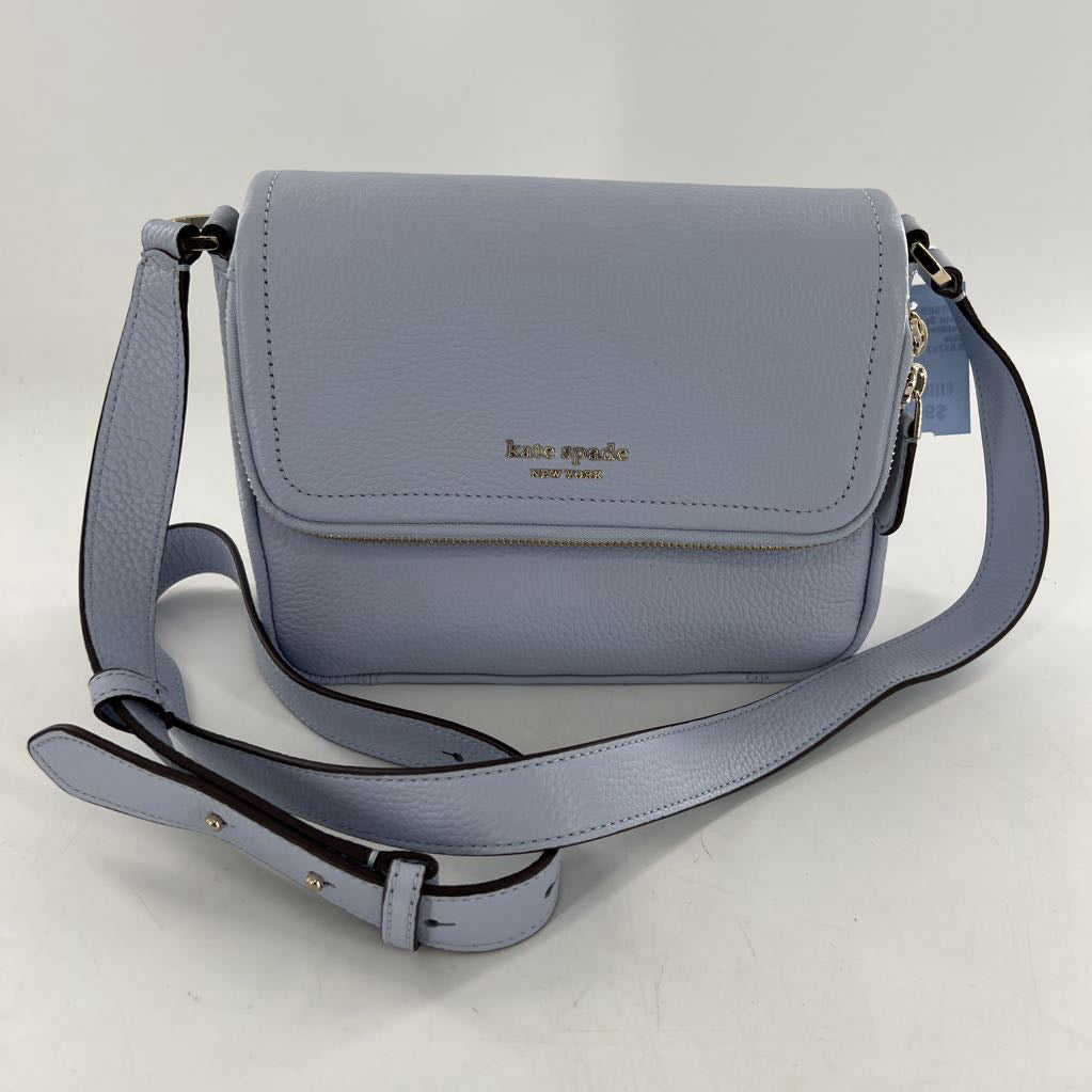 pebbled flap crossbody