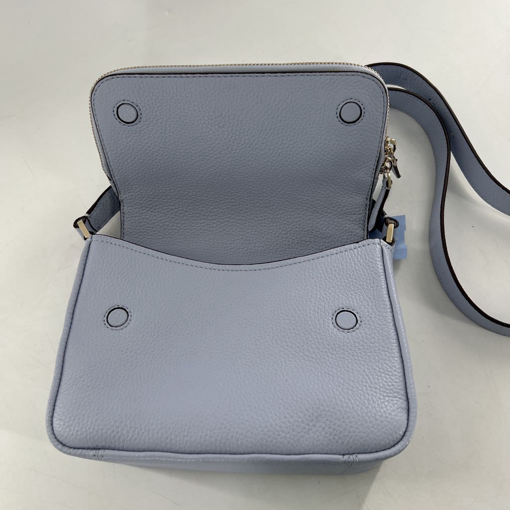 pebbled flap crossbody