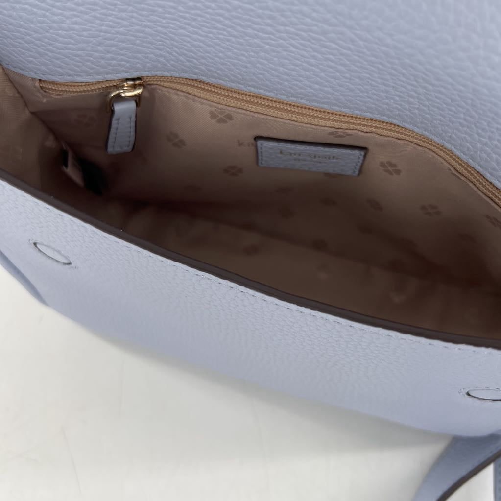 pebbled flap crossbody