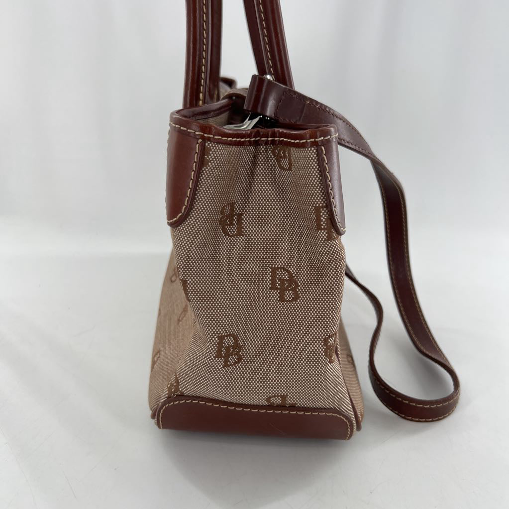 monogram canvas satchel