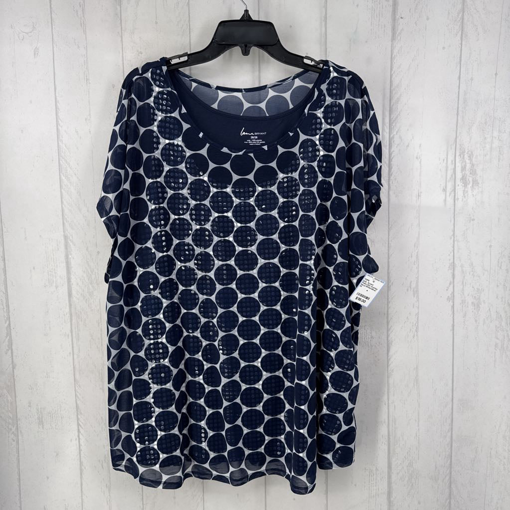 Polka Dot Overlay Top