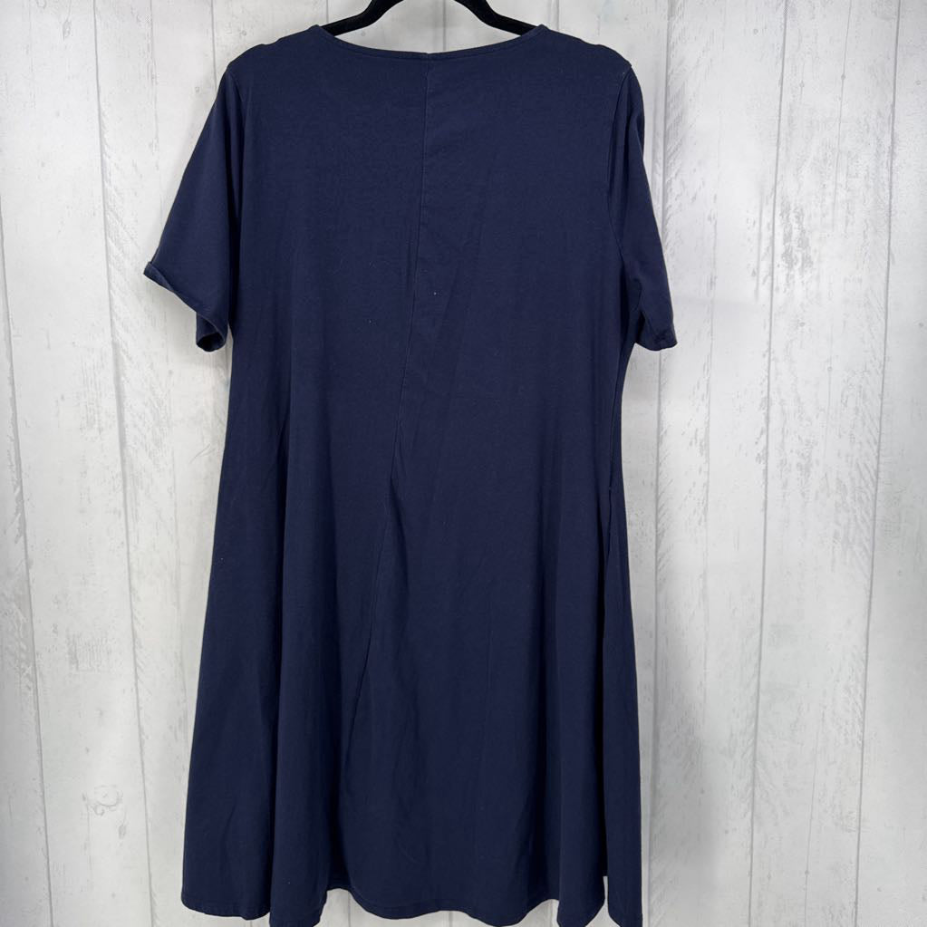A-line s/s Dress w/ Pockets