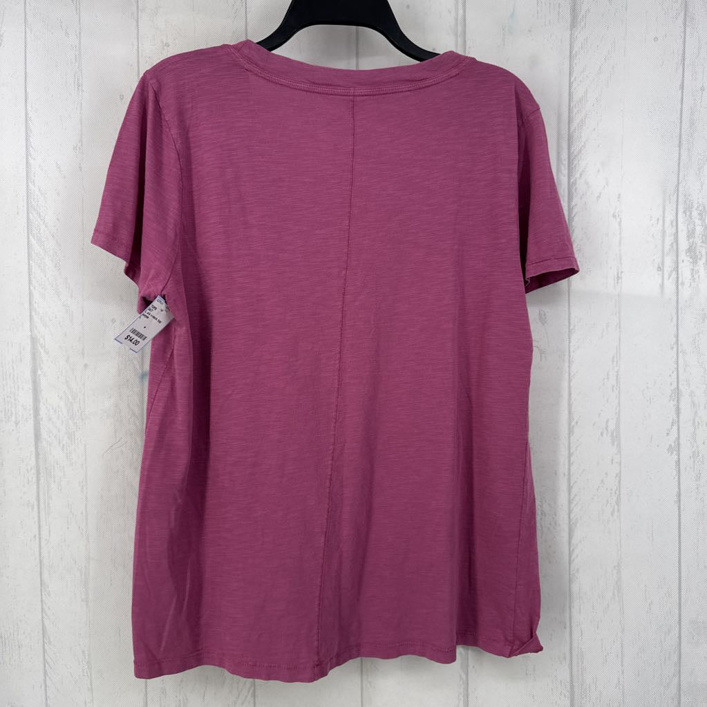 L s/s v-neck top