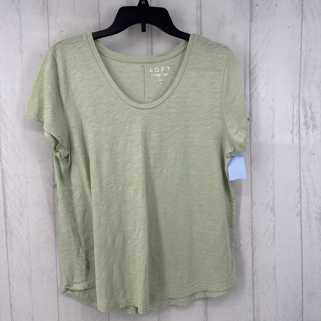 L s/s v-neck top