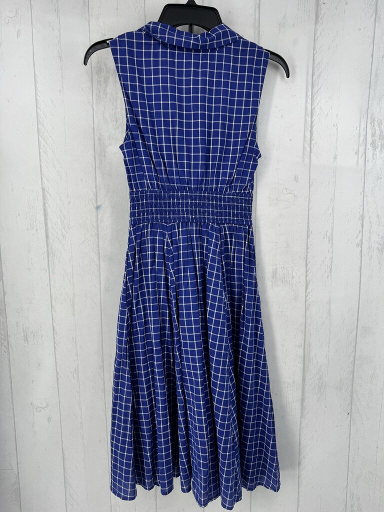 Windowpane Collared Dress