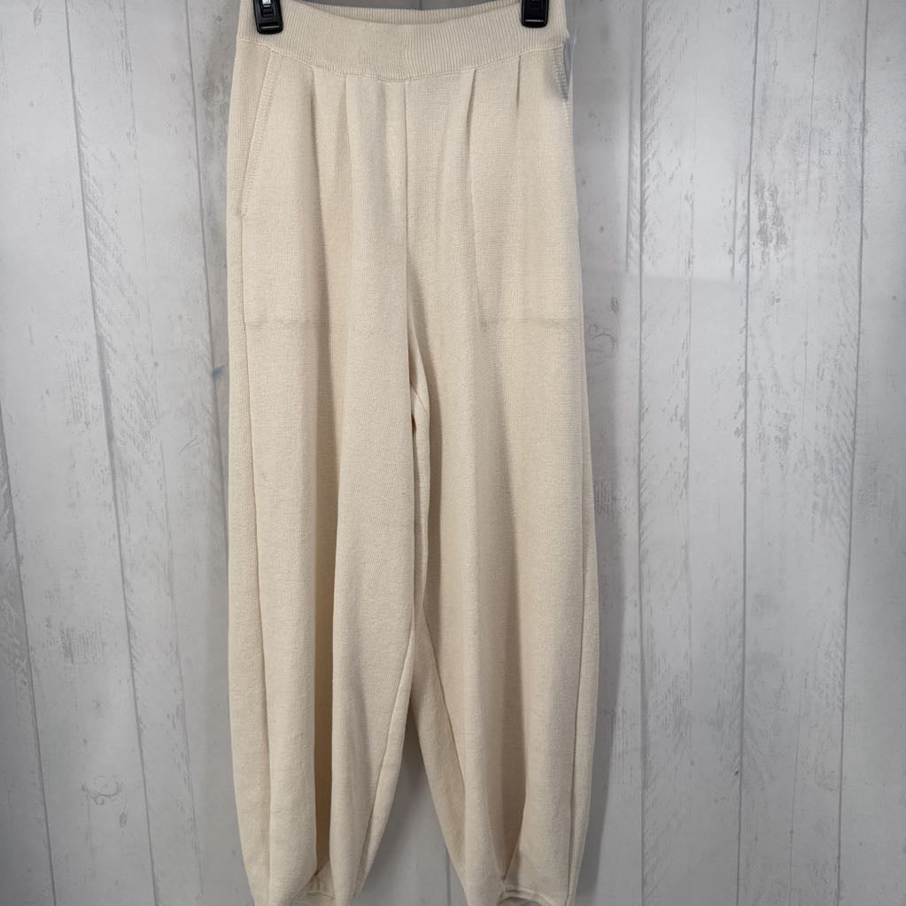 NWT R128 Freya Knit Pants w/ Pleated Front Detailing