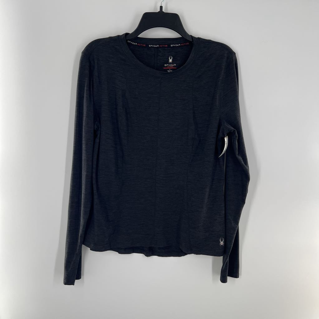 L round neck l/s tee