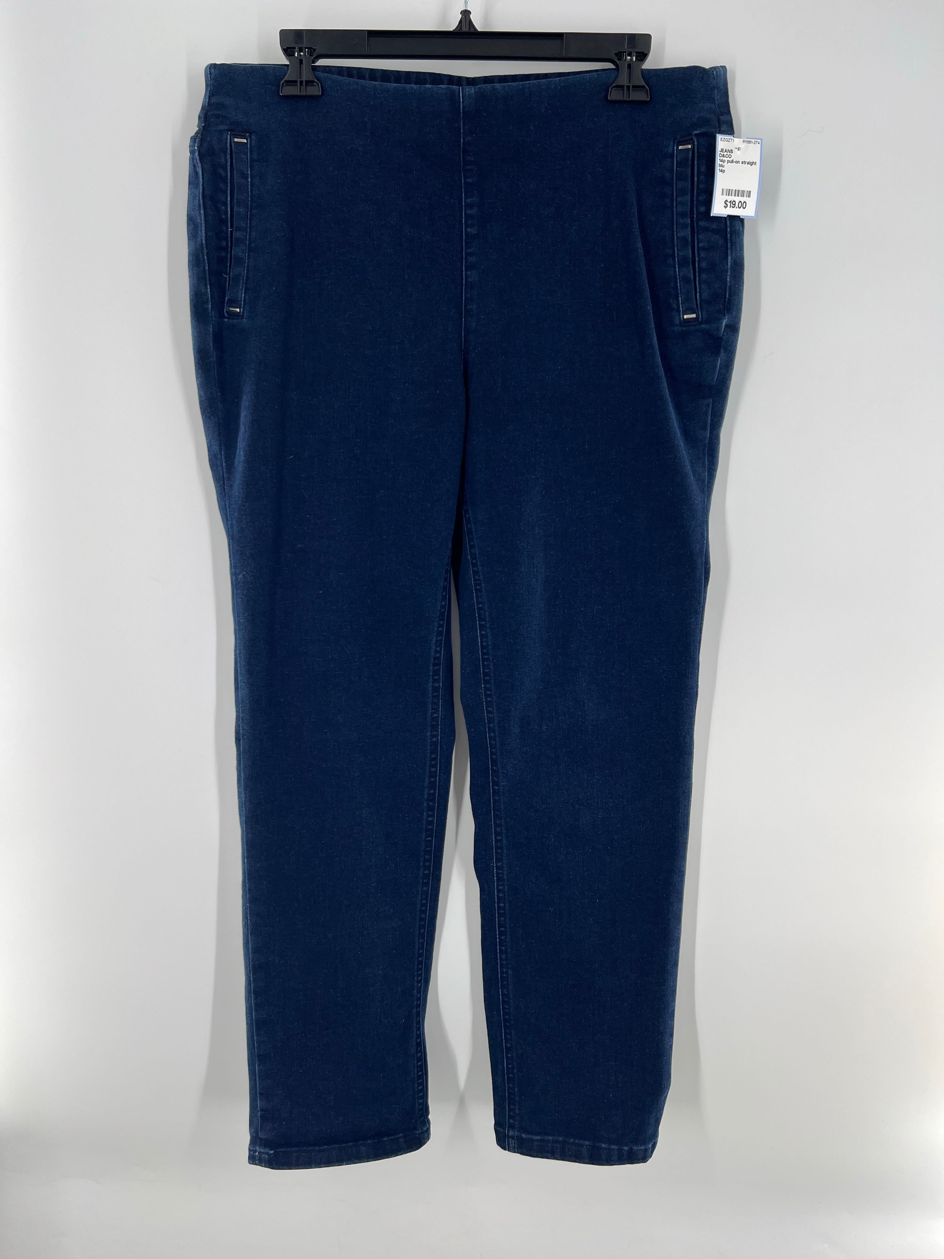 14p pull-on straight leg jeans