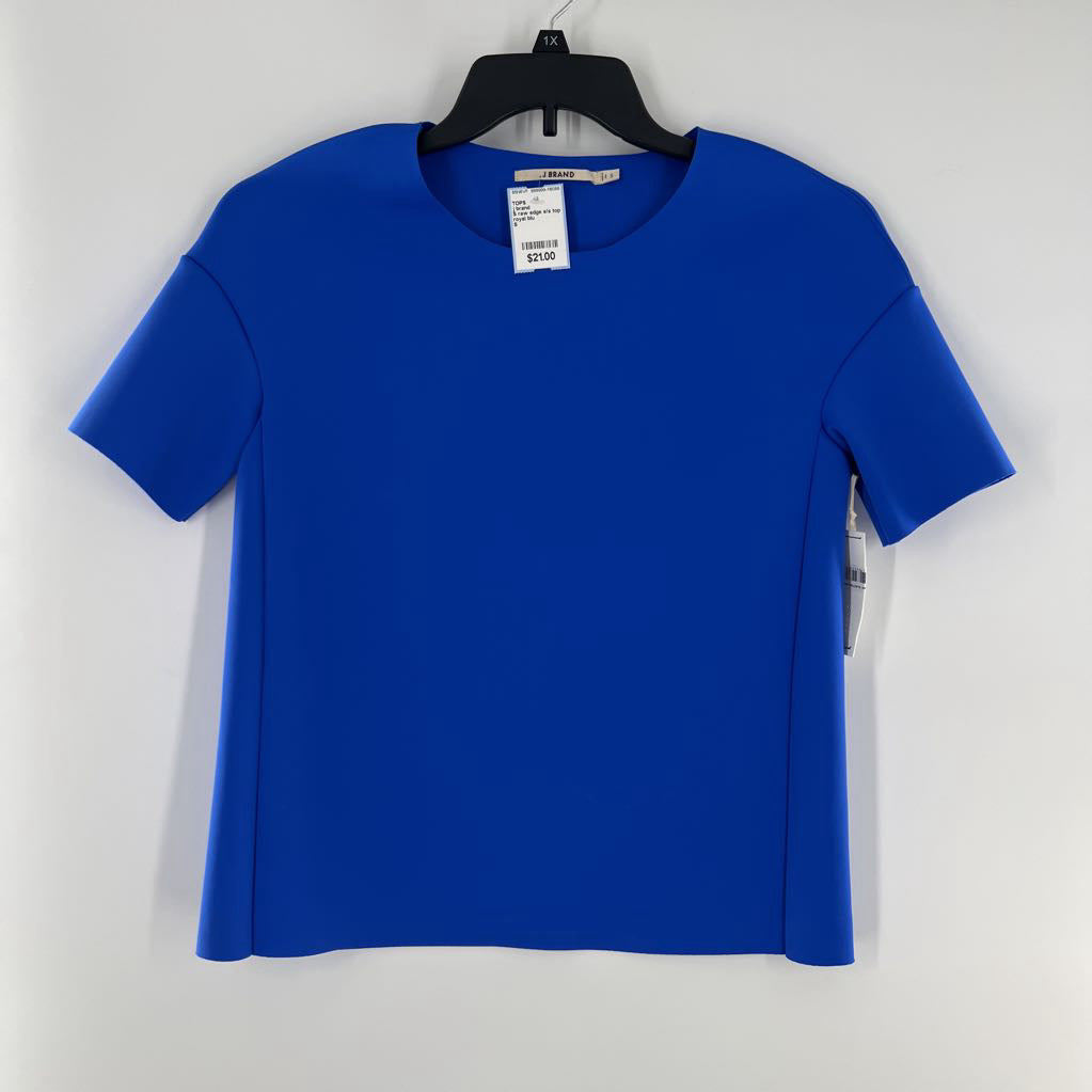 S raw edge s/s top