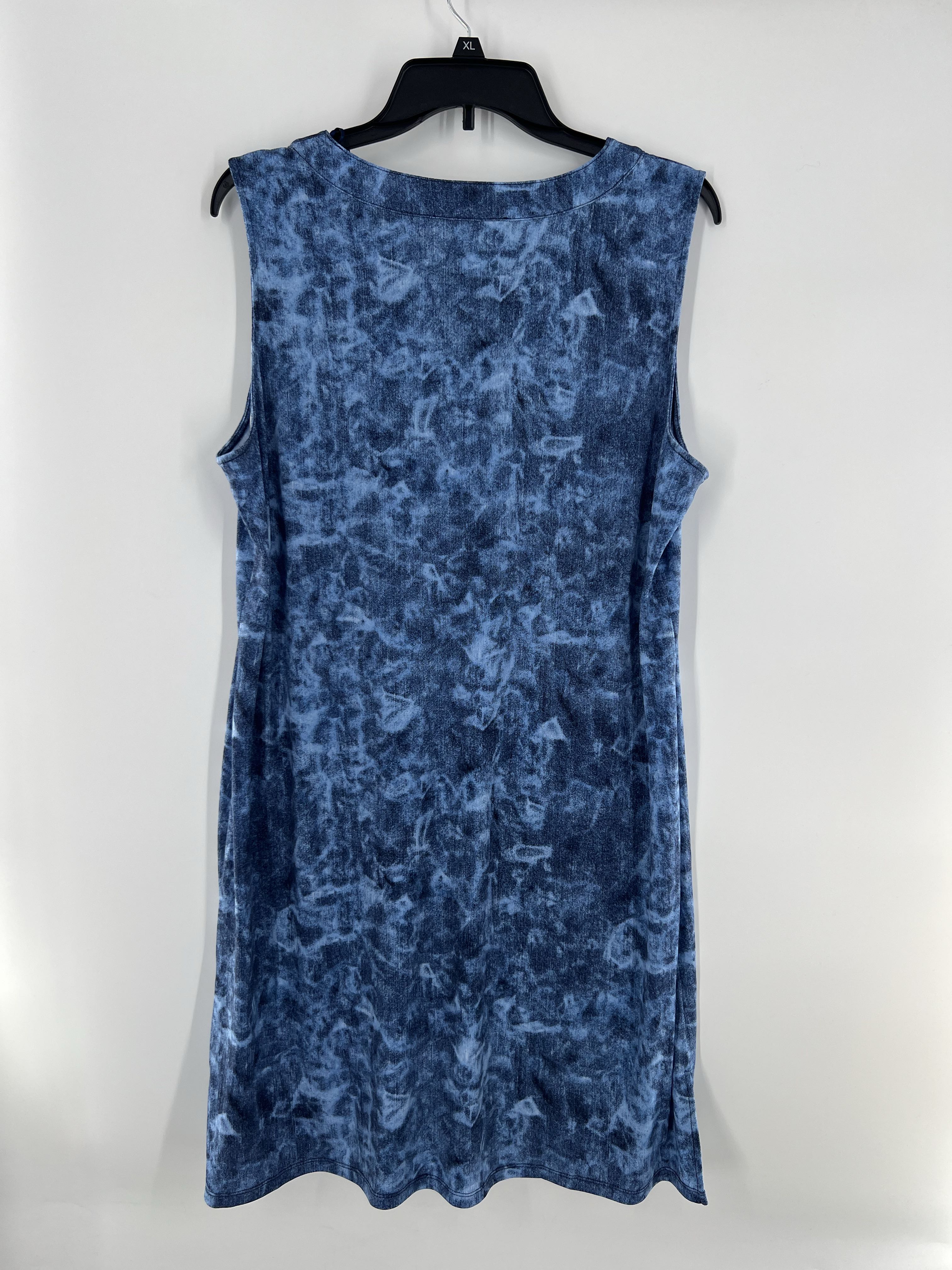 XL grommet lace up slvls dress
