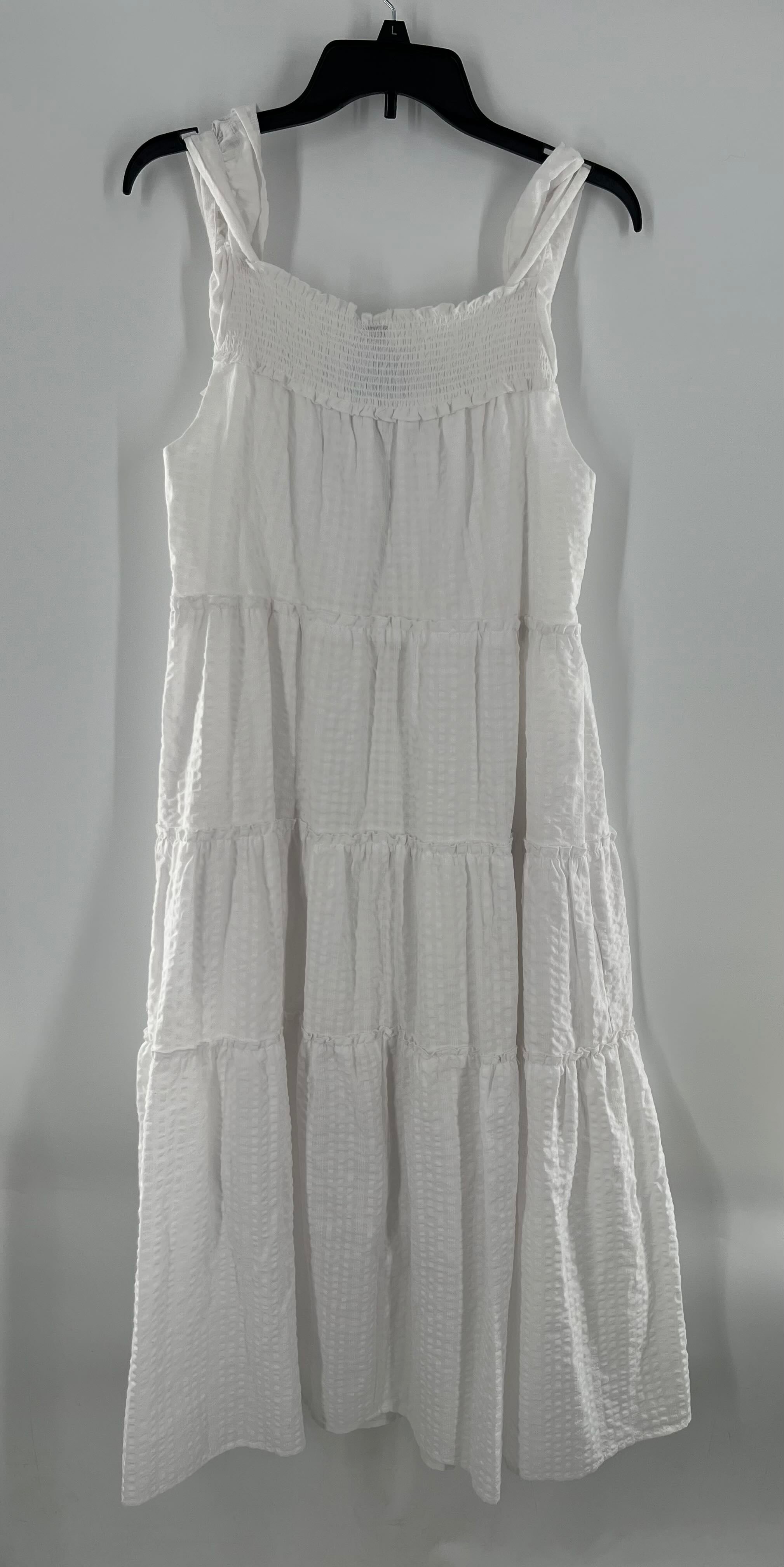 L smocked tiered sundress