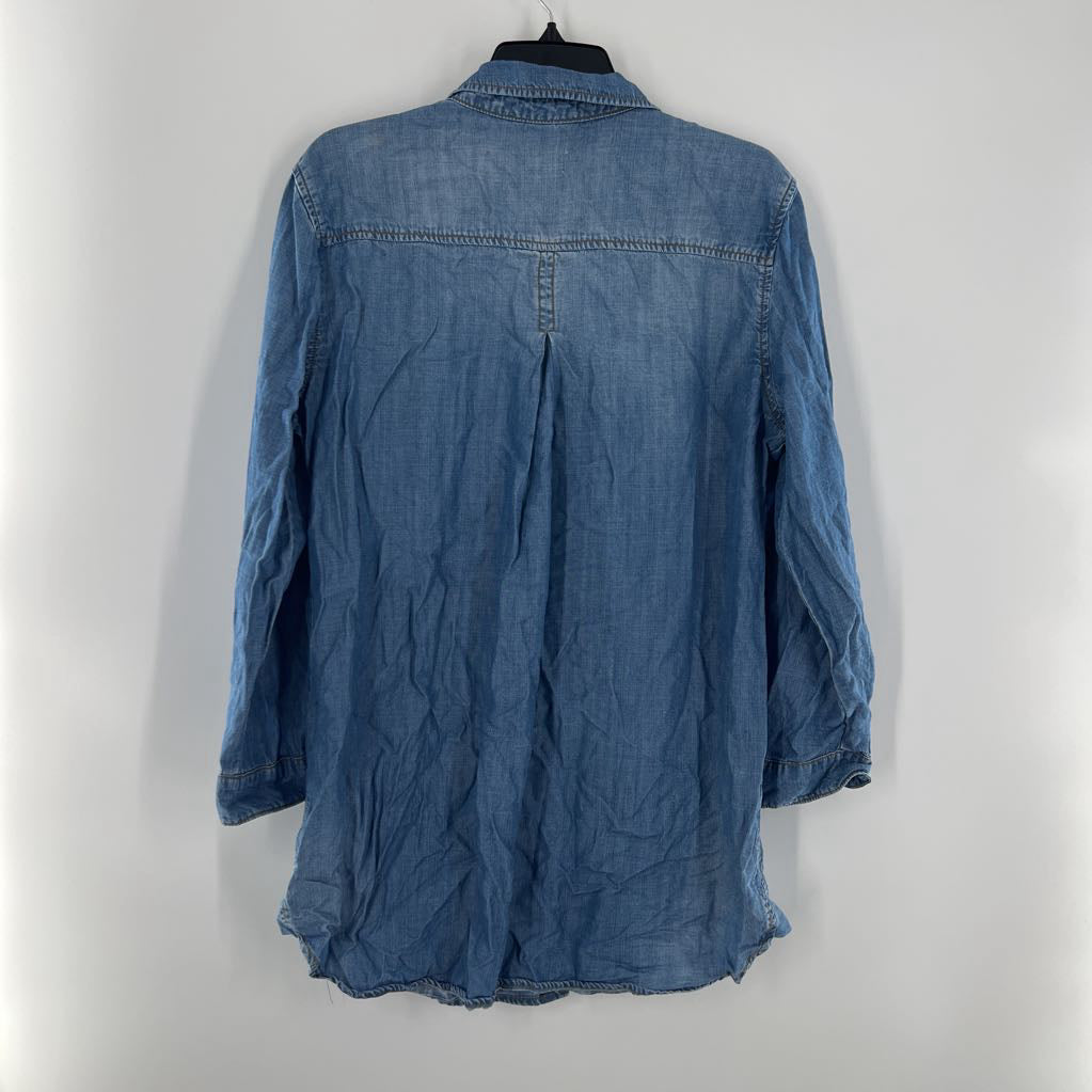 L button down l/s top