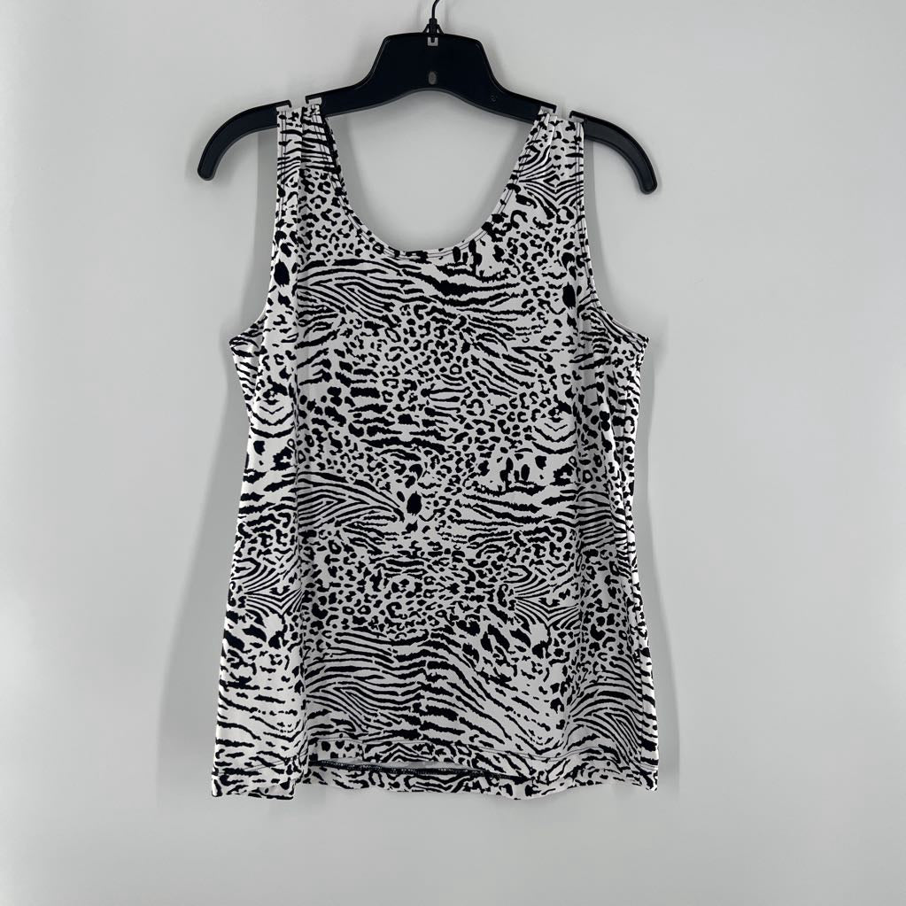 R49 L animal print basic tank