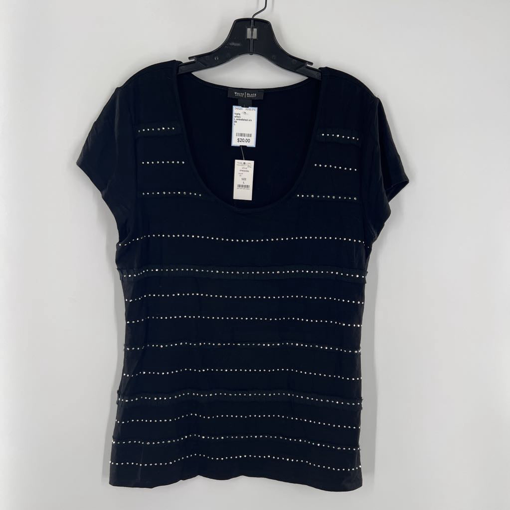 L embelished s/s tee