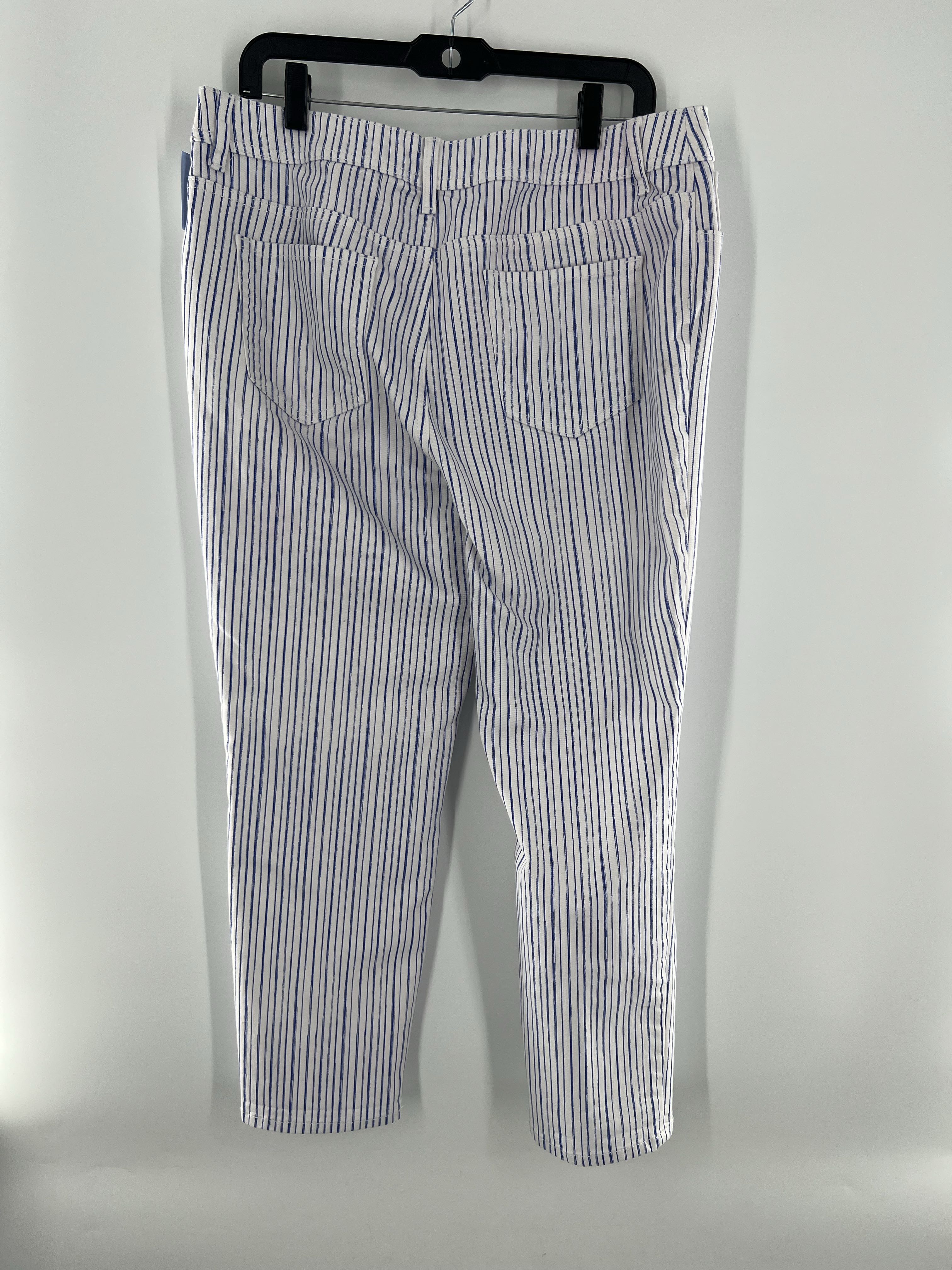 L striped jeans