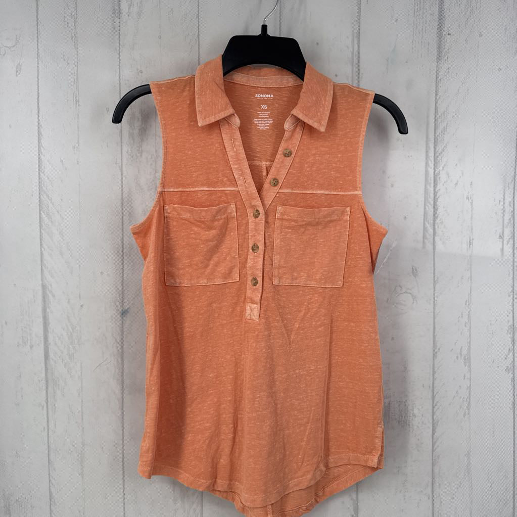 XS half button tank