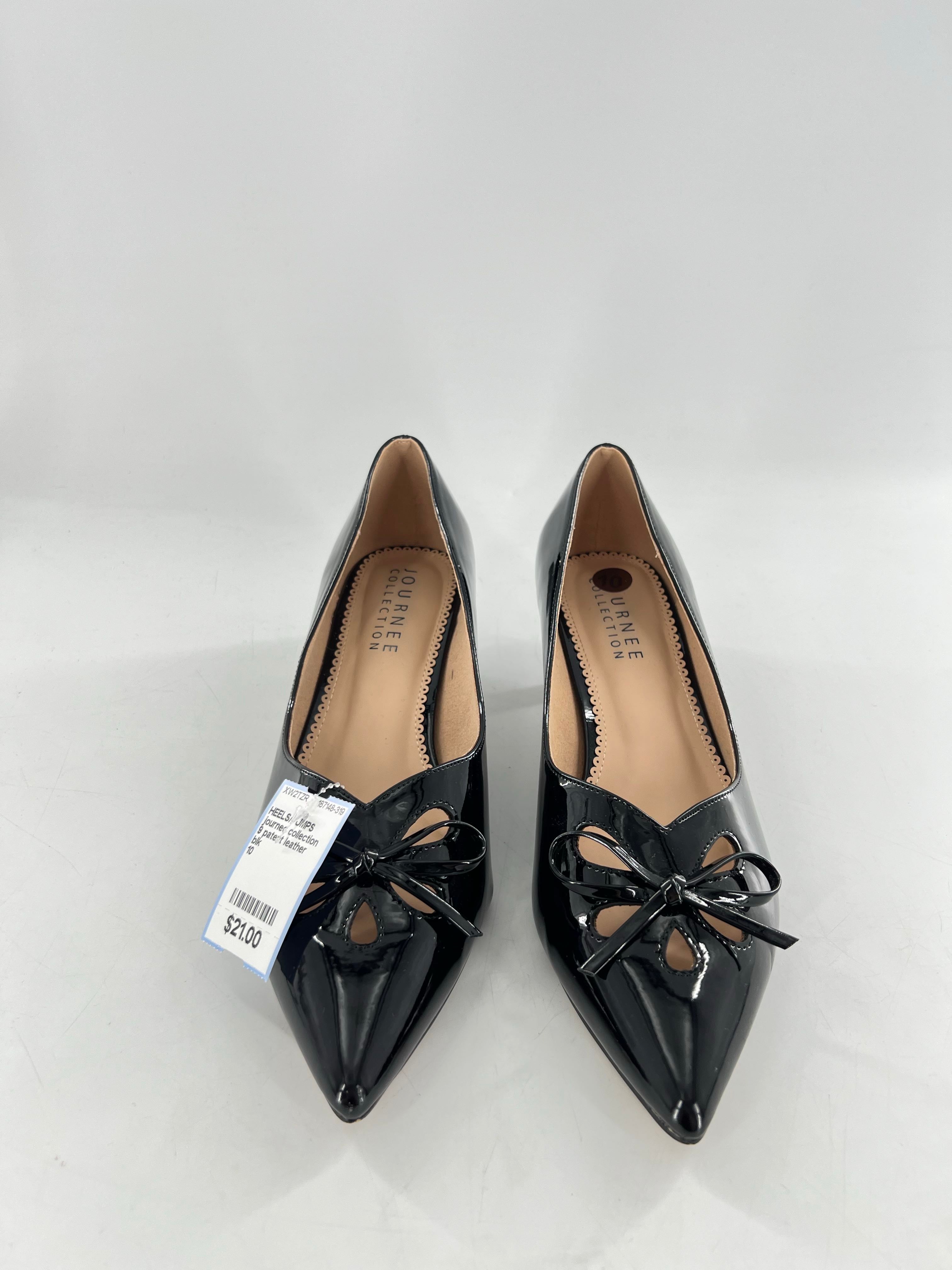 9 patent leather pointy toe pumps