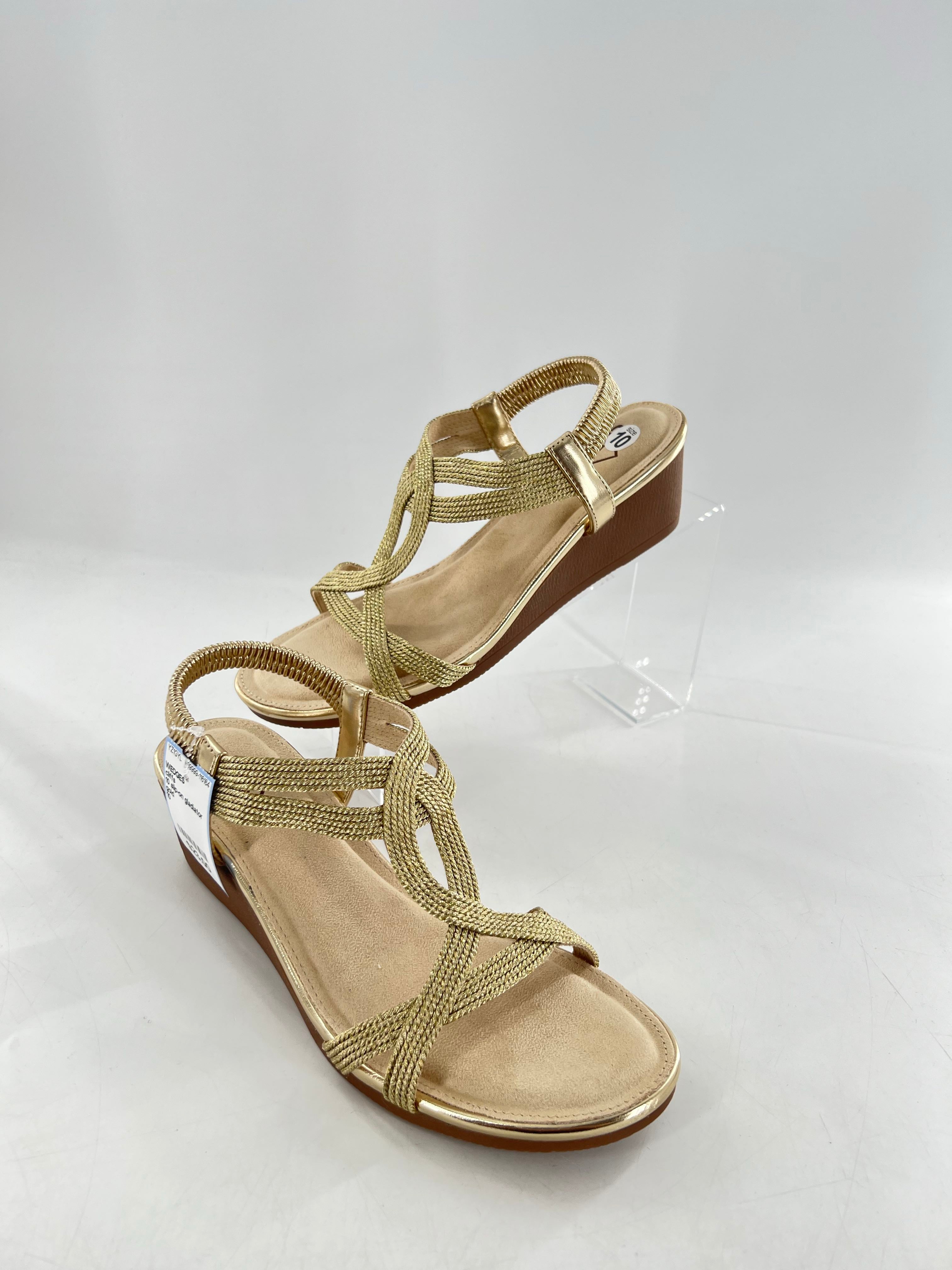 10 slip-on gladiator wedge sandals