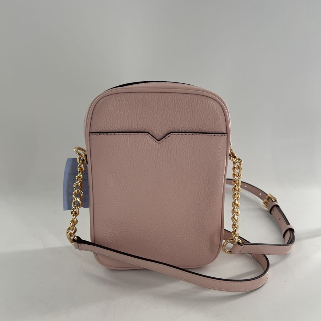 double zip pebbled crossbody