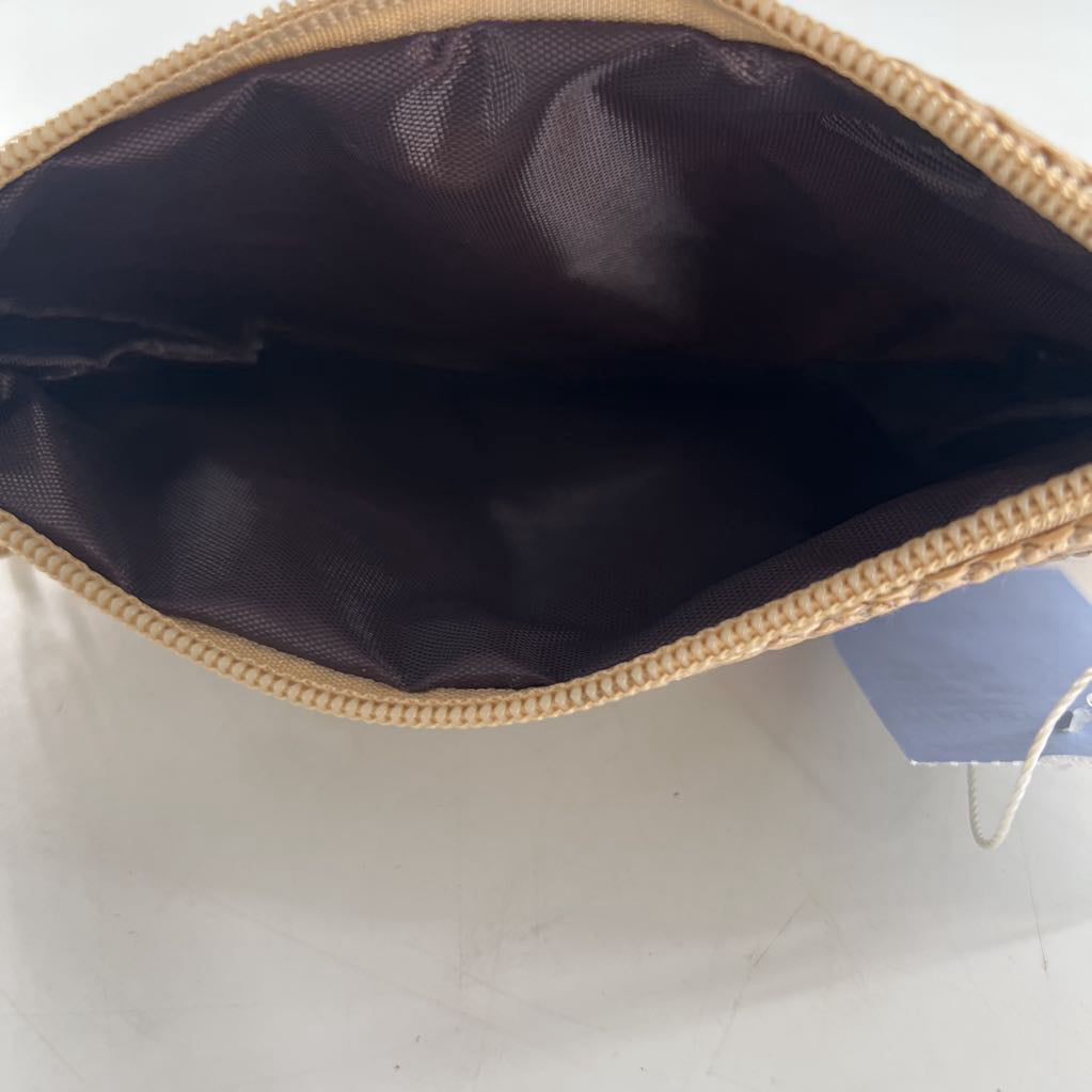 rattan woven wristlet