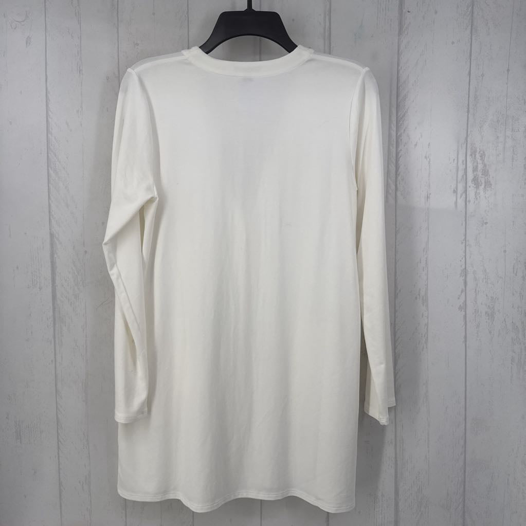 S v-neck single button cardi