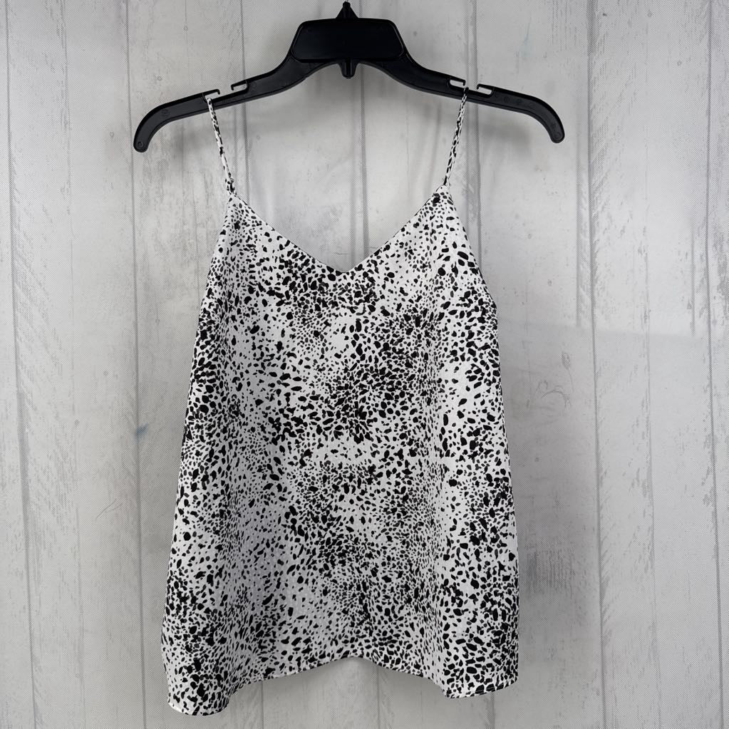 M animal print v-neck tank