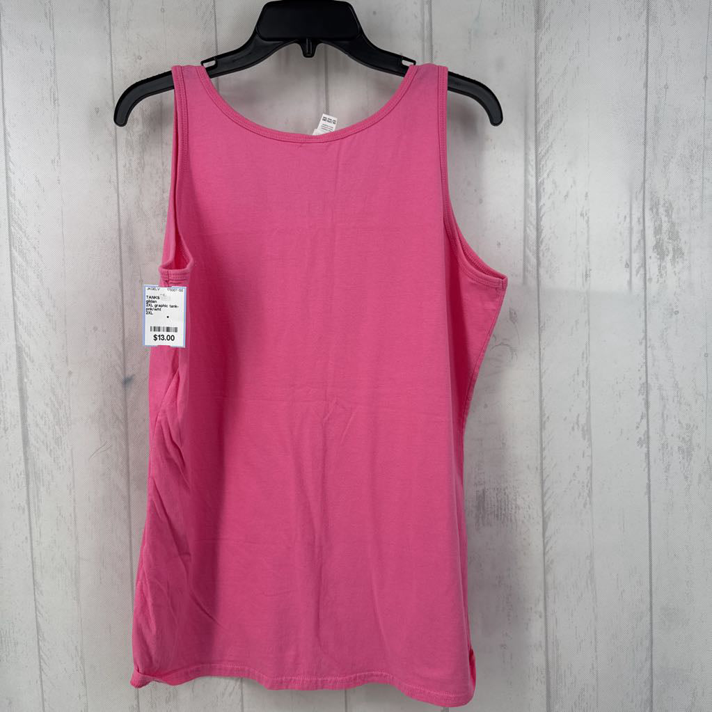 2XL graphic tank-selective hearing