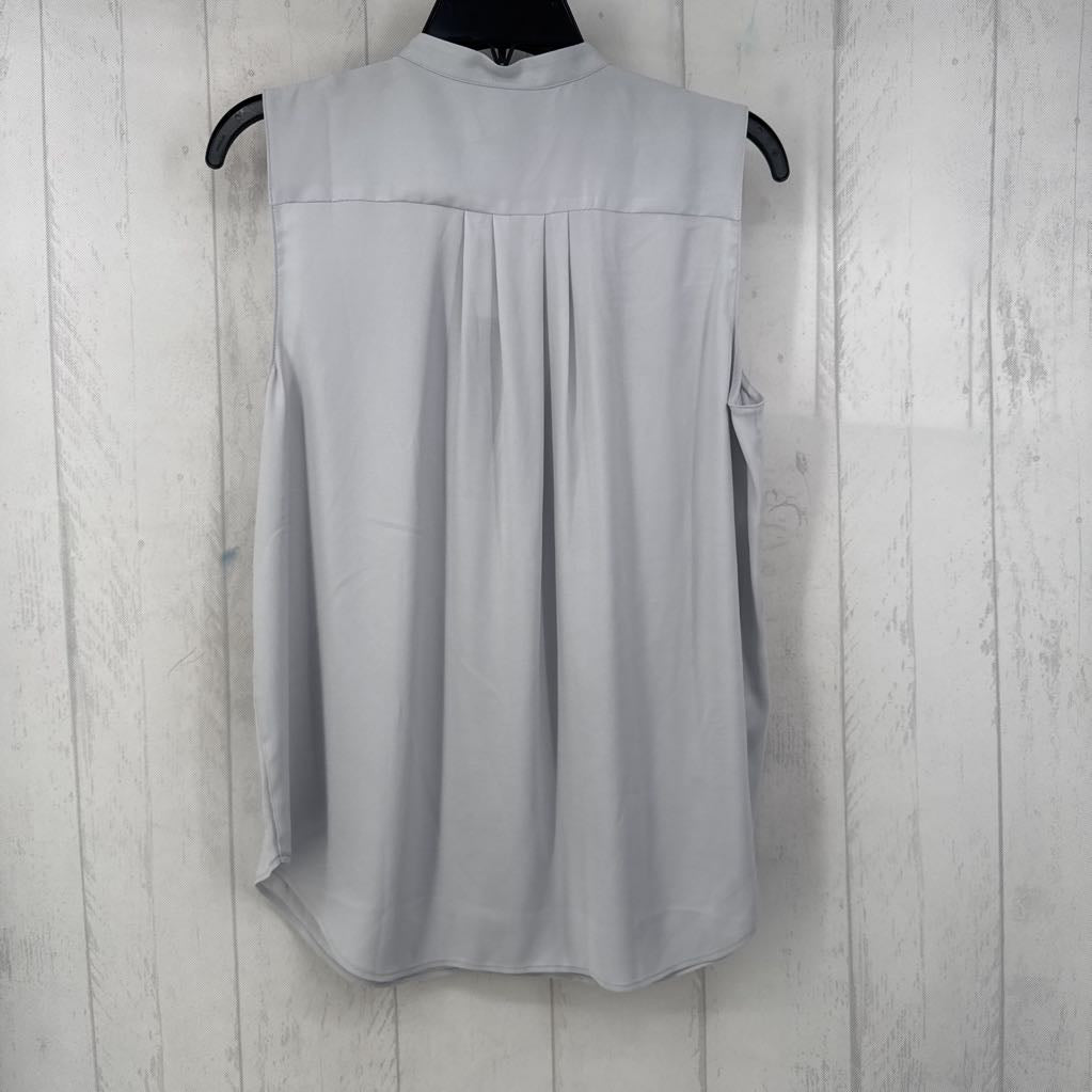 M half button pleated tank