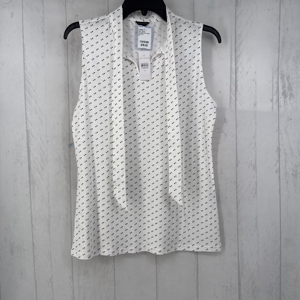 M circle print tank
