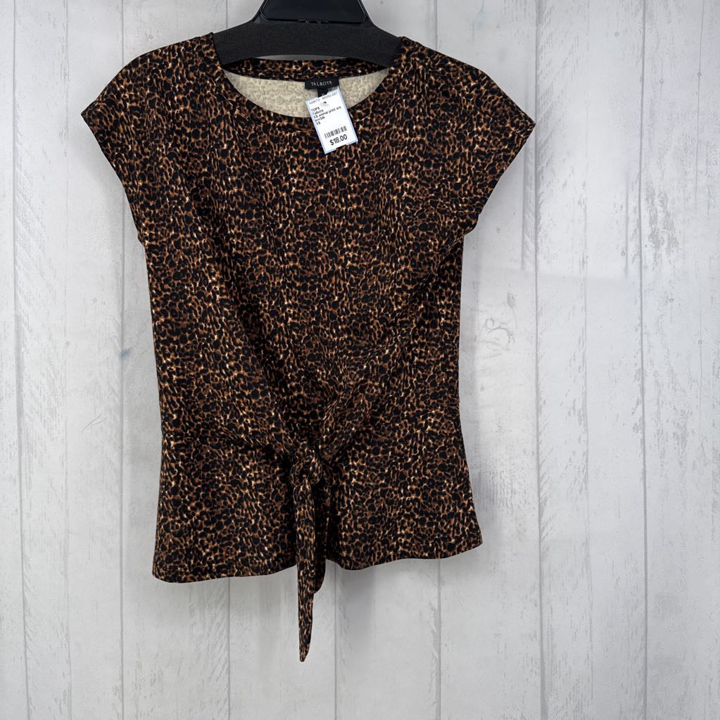 XS animal print s/s tee