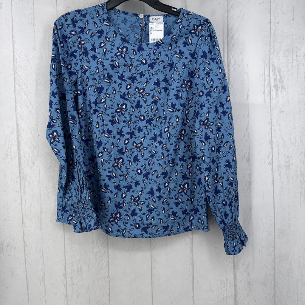 R79 XS flo print l/s top