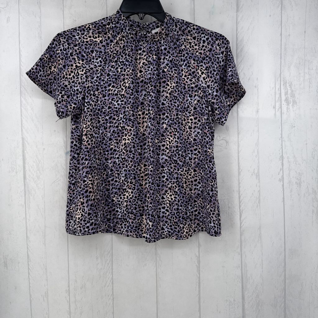 XS animal print s/s top