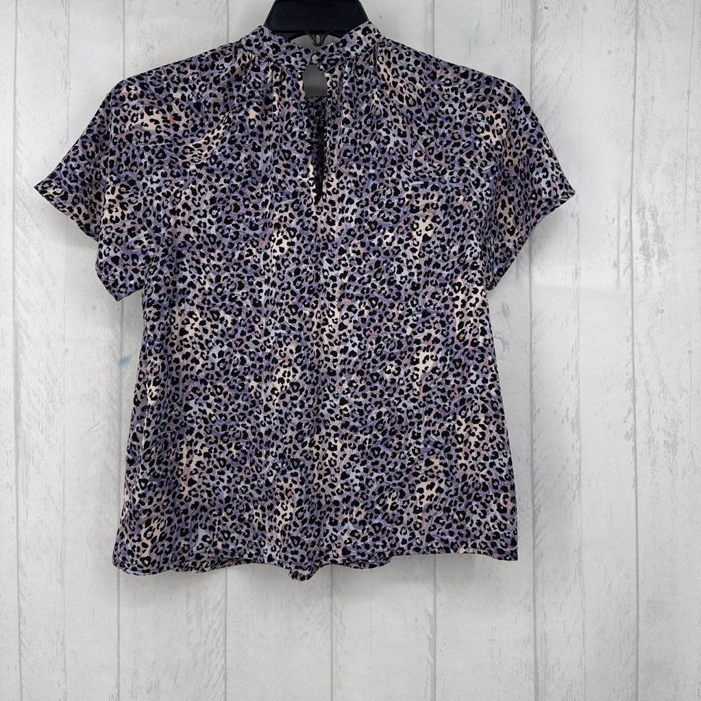 XS animal print s/s top
