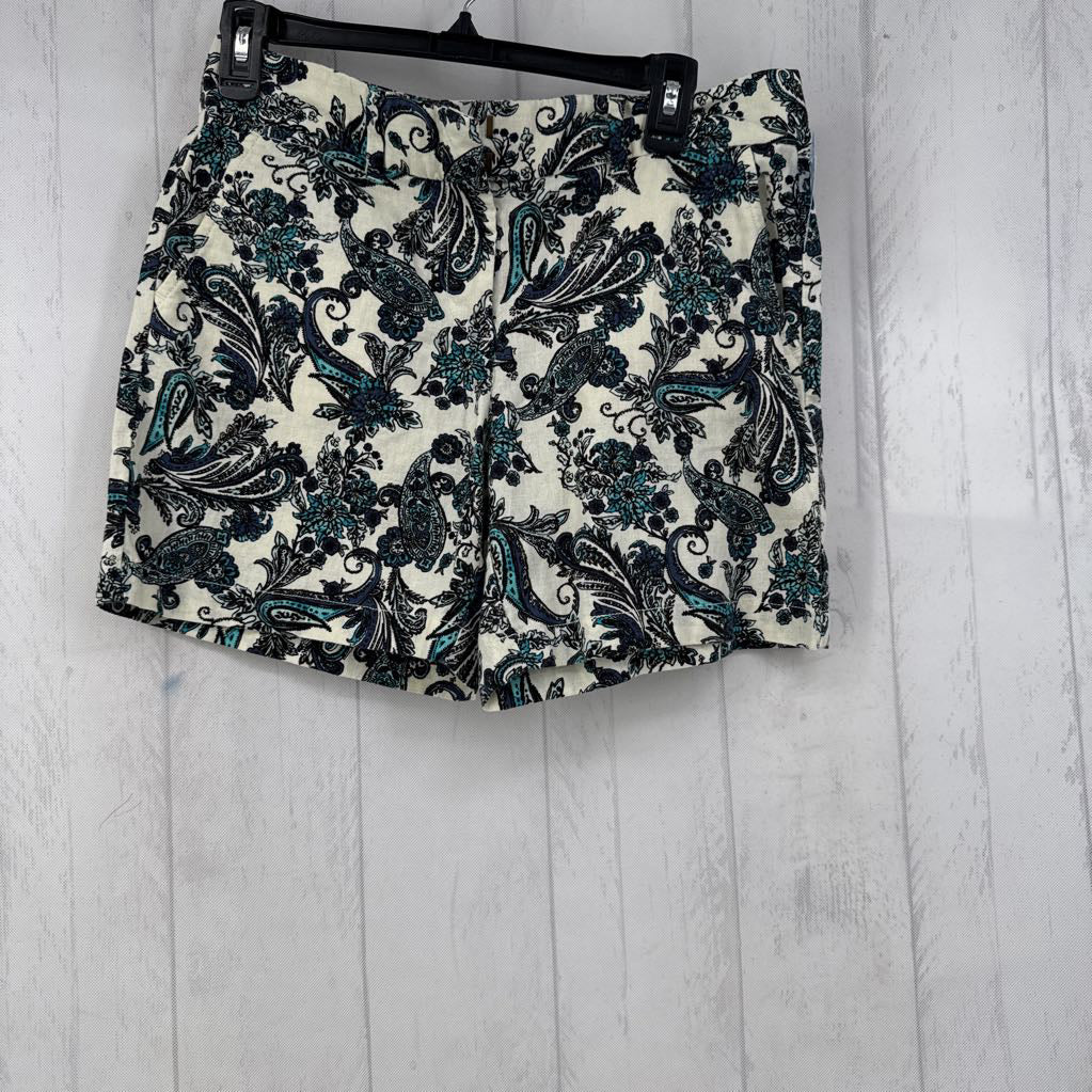 4 paisley print shorts