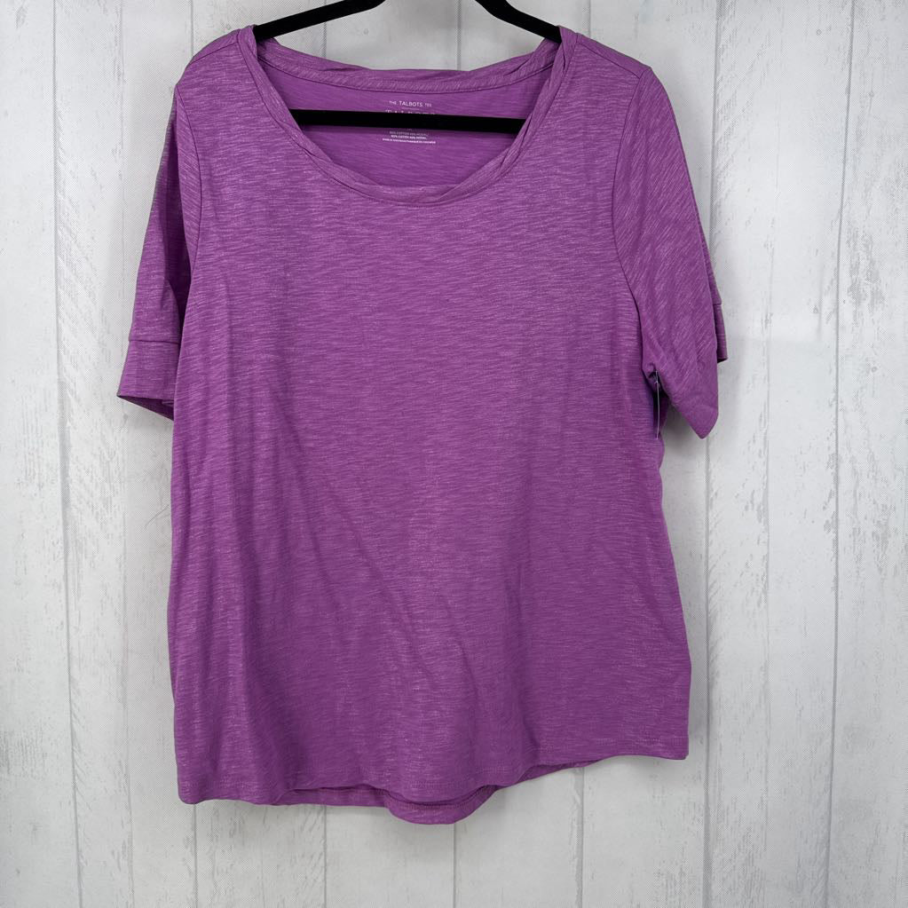 1X scoop neck s/s tee