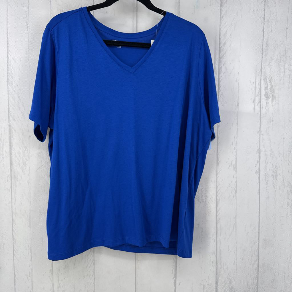 1X v-neck s/s tee