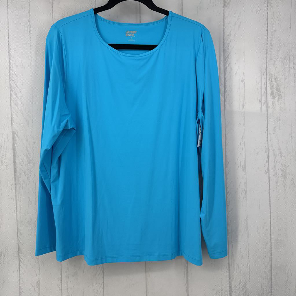 1X round neck l/s tee