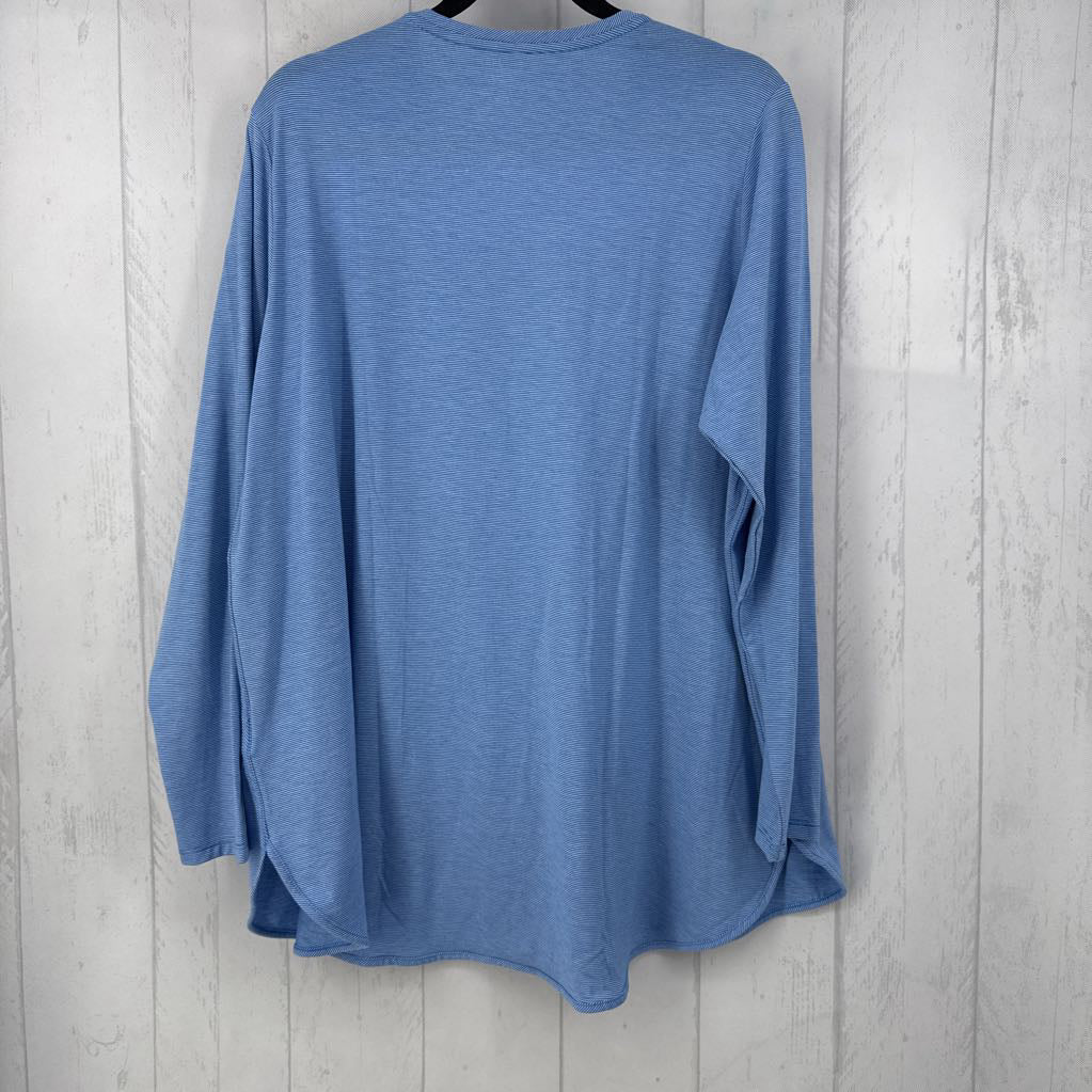 1X striped l/s tee