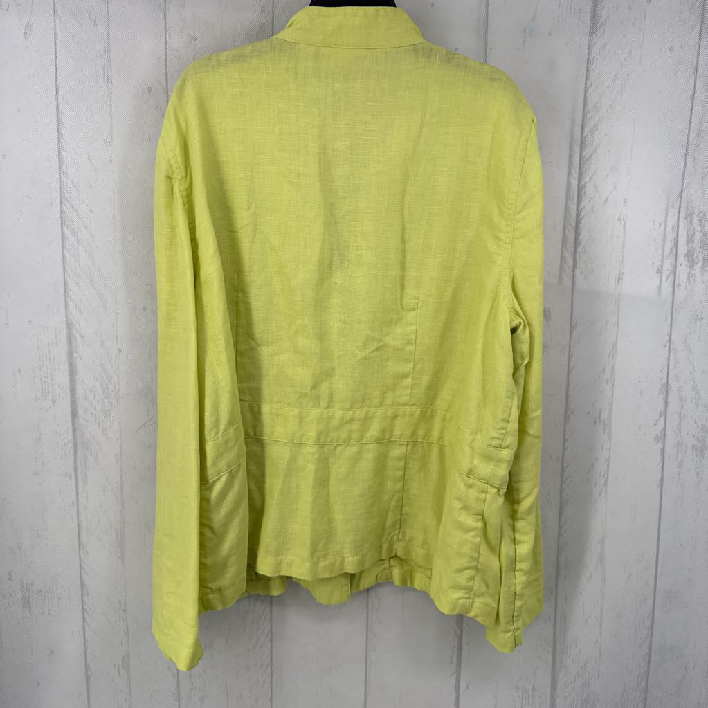 XL linen blend jacket
