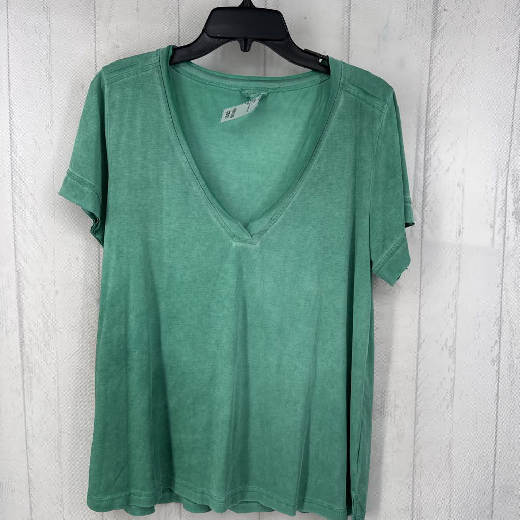 L s/s v-neck top