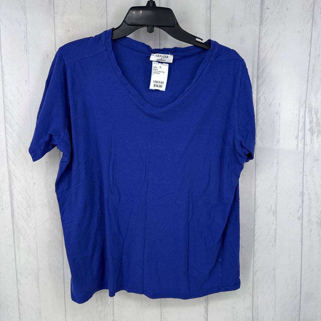 L s/s v-neck top